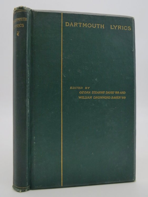 Image for DARTMOUTH LYRICS; A Collection of Poems from the Undergraduate Publications of Dartmouth College DARTMOUTH LYRICS; A Collection of Poems from the Undergraduate Publications of Dartmouth College