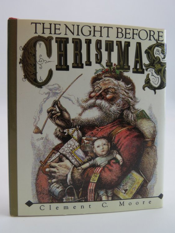THE NIGHT BEFORE CHRISTMAS (MACRO MINIATURE BOOK) ; (DJ Protected by a Brand New, Clear, Acid-Free Mylar Cover)