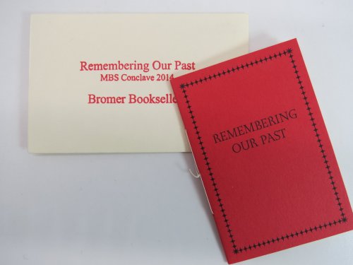REMEMBERING OUR PAST (MINIATURE BOOK)