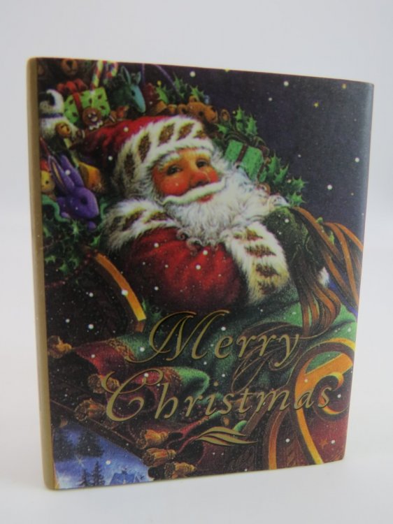 MERRY CHRISTMAS (MINIATURE BOOK) (DJ Protected by a Brand New, Clear, Acid-Free Mylar Cover)