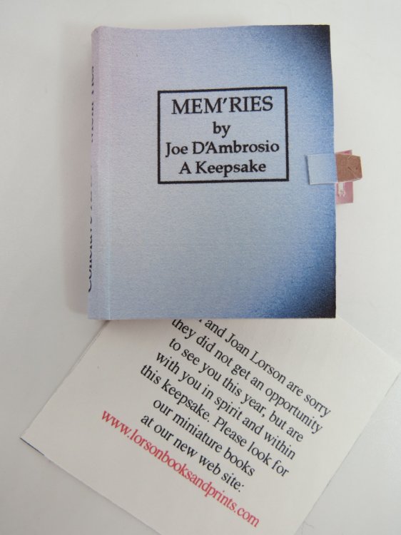 Image for MEM'RIES - CONCLAVE XXIV (MINIATURE POP-UP BOOK) MEM'RIES - CONCLAVE XXIV (MINIATURE POP-UP BOOK)