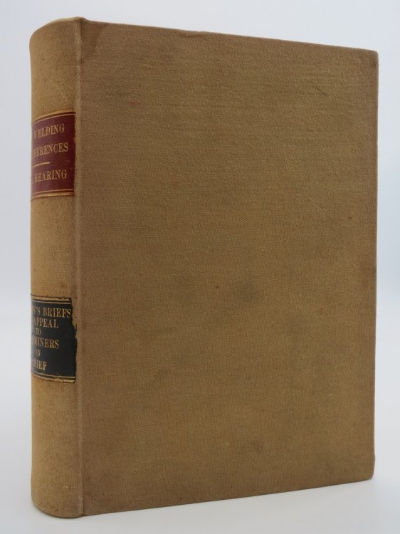 ARC WELDING INTERFERENCES FINAL HEARING (SIGNED BY AUTHOR) ; Morton's Briefs on Appeal to Examiners in Chief