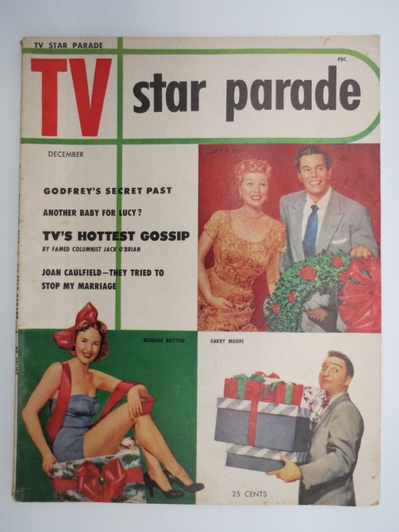 TV STAR PARADE MAGAZINE, DECEMBER 1953 (GARRY MOORE; LUCY & DESI)