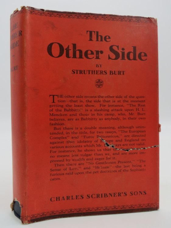 Image for THE OTHER SIDE; (DJ Protected by a Brand New, Clear, Acid-Free Mylar Cover) THE OTHER SIDE; (DJ Protected by a Brand New, Clear, Acid-Free Mylar Cover)