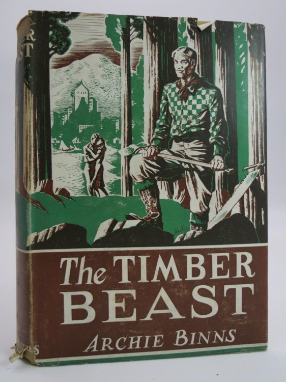 THE TIMBER BEAST (ART DECO DUST JACKET) ; (DJ Protected by a Brand New, Clear, Acid-Free Mylar Cover)