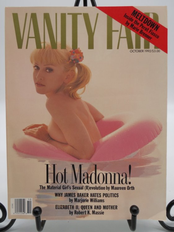 VANITY FAIR MAGAZINE, OCTOBER 1992 (MADONNA COVER)