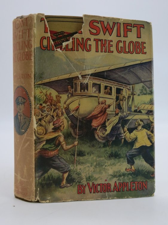 TOM SWIFT CIRCLING THE GLOBE; (DJ Protected by a Brand New, Clear, Acid-Free Mylar Cover)