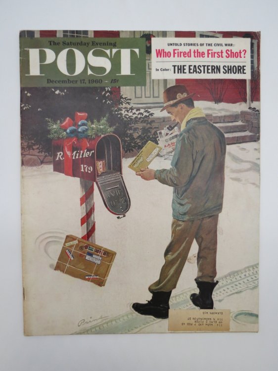 THE SATURDAY EVENING POST, DECEMBER 17, 1960 (WHO FIRED THE FIRST SHOT - UNTOLD STORY OF THE CIVIL WAR)