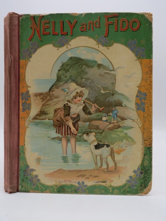 NELLY AND FIDO (ANTIQUE CHROMOLITHOGRAPHIC COVER)