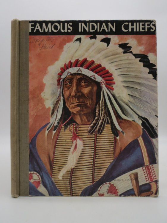 FAMOUS INDIAN CHIEFS; (DJ Protected by a Brand New, Clear, Acid-Free Mylar Cover)