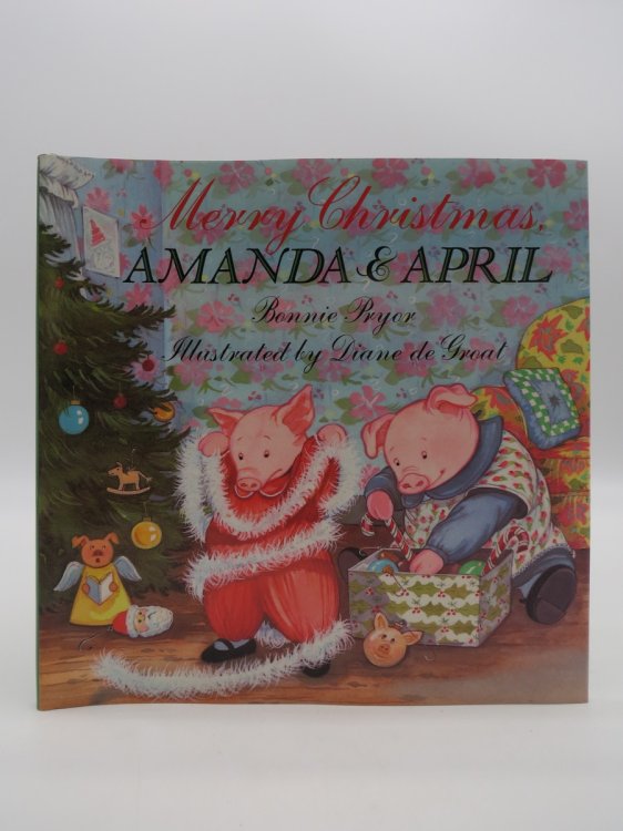 Image for MERRY CHRISTMAS, AMANDA AND APRIL; (DJ Protected by a Brand New, Clear, Acid-Free Mylar Cover) MERRY CHRISTMAS, AMANDA AND APRIL; (DJ Protected by a Brand New, Clear, Acid-Free Mylar Cover)