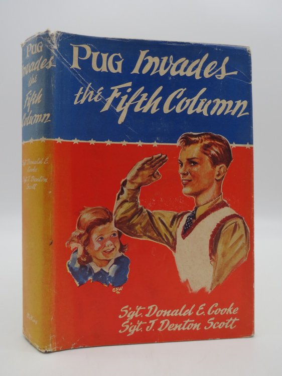 PUG INVADES THE FIFTH COLUMN; (DJ Protected by a Brand New, Clear, Acid-Free Mylar Cover)