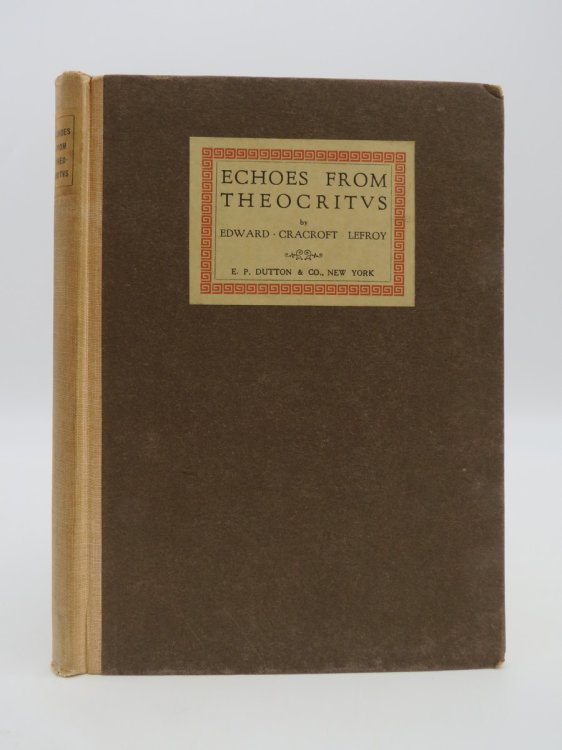 Image for ECHOES FROM THEOCRITUS AND OTHER POEMS ECHOES FROM THEOCRITUS AND OTHER POEMS