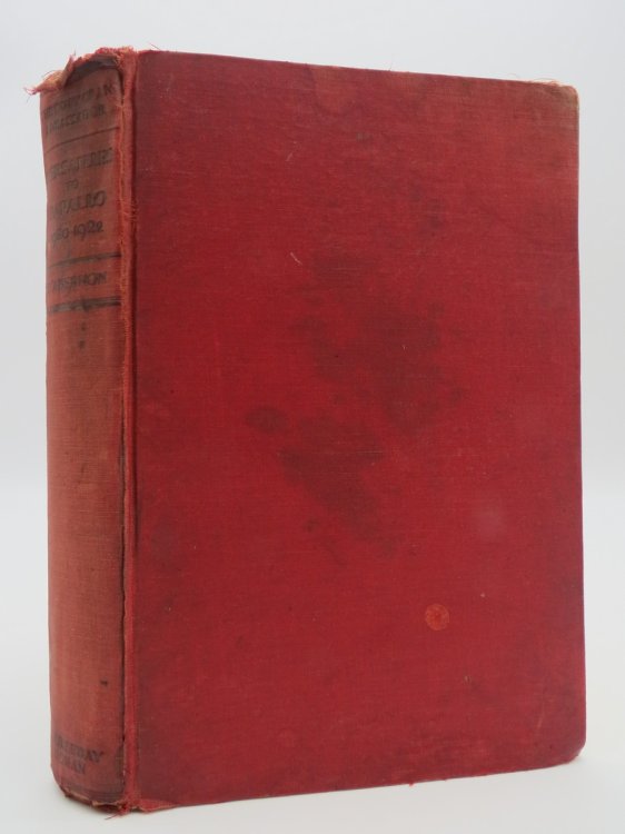 VERSAILLES TO RAPOLLO; 1920-1922: the Diary of an Ambassodor