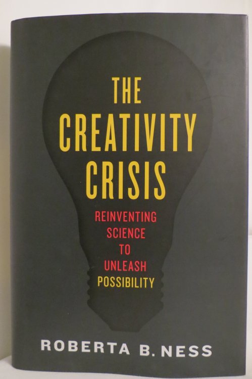 THE CREATIVITY CRISIS; Reinventing Science to Unleash Possibility (DJ Protected by a Clear, Acid-Free Mylar Cover)