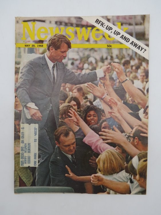 NEWSWEEK MAGAZINE, MAY 20, 1968 (ROBERT F. KENNEDY: UP, UP AND AWAY)