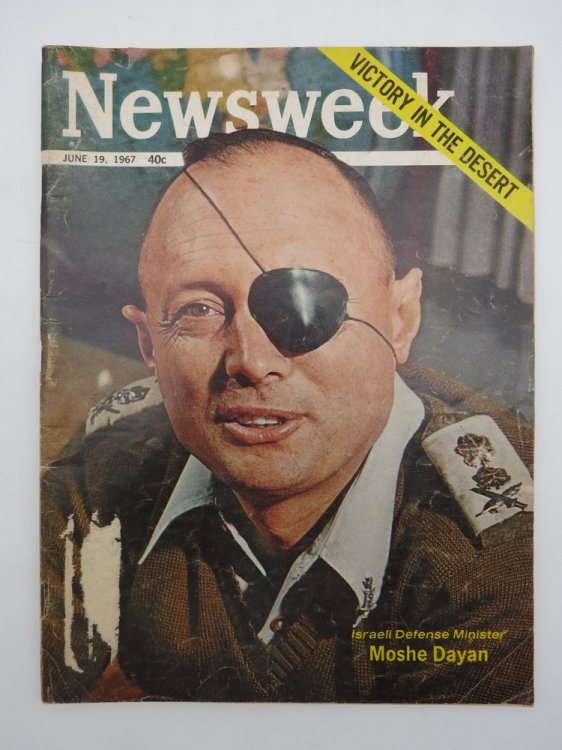 NEWSWEEK MAGAZINE JUNE 19, 1967 (ISRAELI DEFENSE MINISTER MOSHE DAYAN COVER)