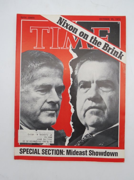 TIME MAGAZINE - OCTOBER 29, 1973 (NIXON ON THE BRINK; MIDEAST SHOWDOWN)