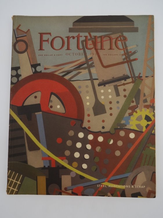 FORTUNE MAGAZINE OCTOBER 1942 (STEEL AND WOOD INDUSTRY)