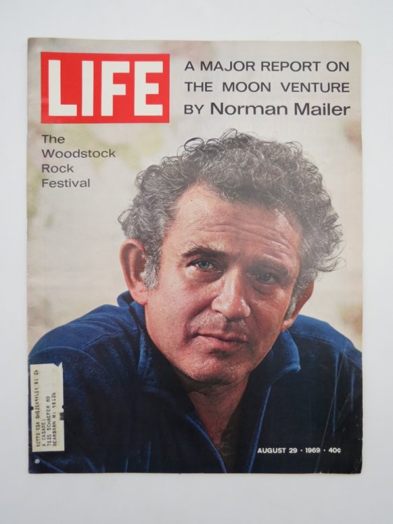 LIFE MAGAZINE AUGUST 29, 1969 (WOODSTOCK ROCK FESTIVAL; NORMAN MAILER THE MOON VENTURE