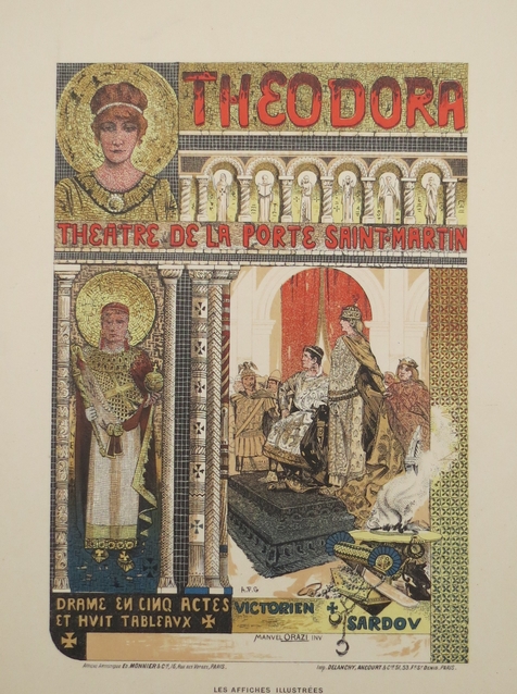 THEODORA SAINT MARTIN ORIGINAL LITHOGRAPH OF POSTER
