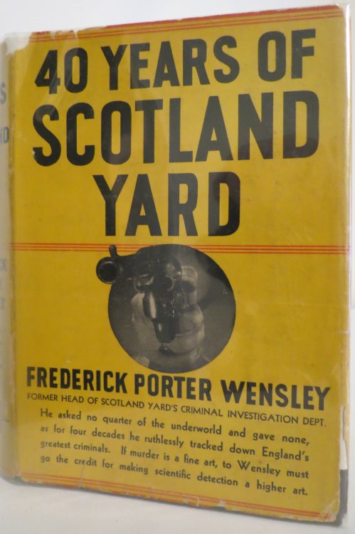40 YEARS OF SCOTLAND YARD; (DJ protected by clear, acid-free mylar cover)