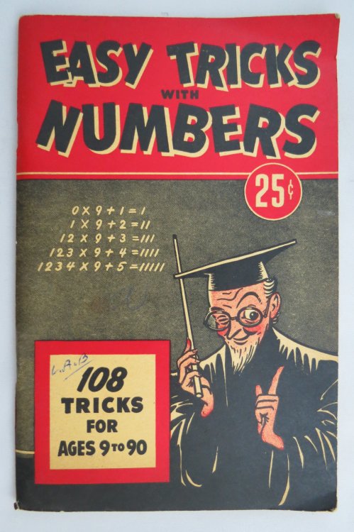 Image for EASY TRICKS WITH NUMBERS 108 TRICKS FOR AGES 9 TO 90 EASY TRICKS WITH NUMBERS 108 TRICKS FOR AGES 9 TO 90