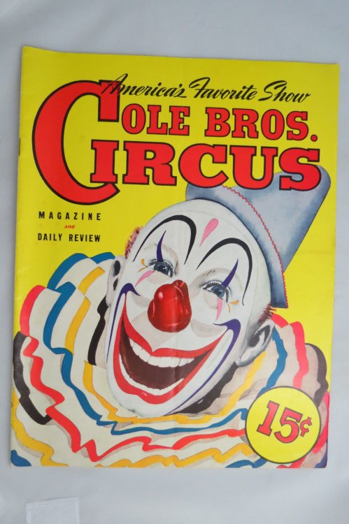Image for AMERICA'S FAVORITE SHOW Cole Bros. Circus Magazine and Daily Review, 1943 AMERICA'S FAVORITE SHOW Cole Bros. Circus Magazine and Daily Review, 1943