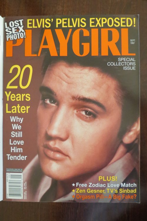 PLAYGIRL MAGAZINE; September 1997, Elvis Presley