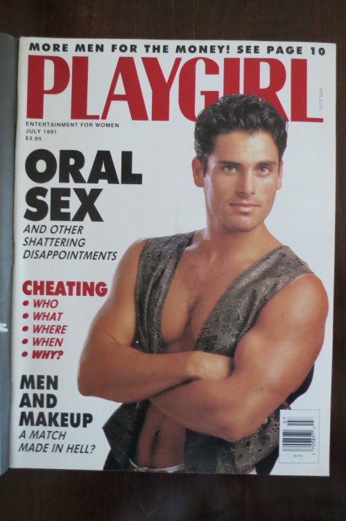 PLAYGIRL MAGAZINE. JULY 1991; Pleasures of Oral Sex