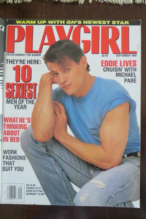 PLAYGIRL MAGAZINE; September 1989 the Ten Sexiest Men of the Year