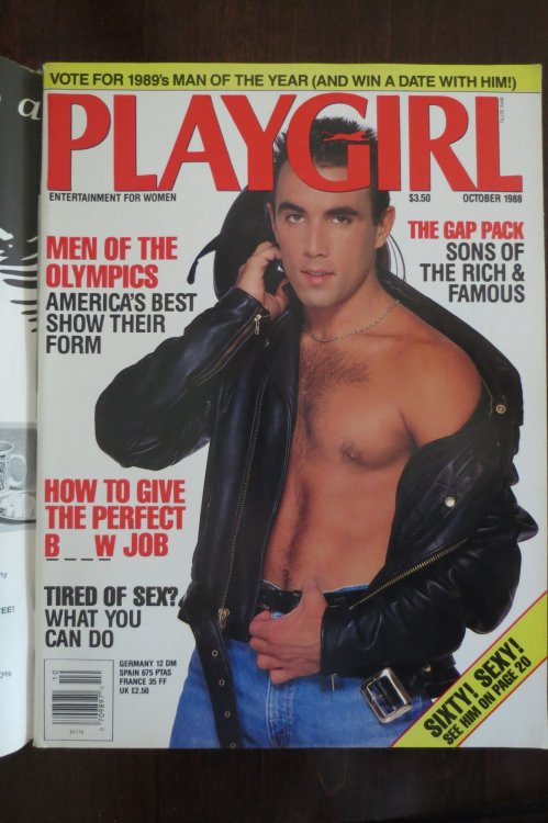 PLAYGIRL MAGAZINE; October 1988 -- Men of the Olympics
