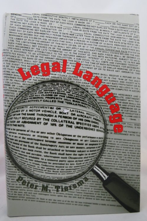 LEGAL LANGUAGE; (DJ is protected by a clear, acid-free mylar cover)