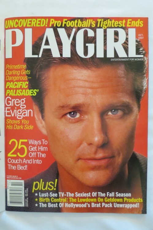 Image for PLAYGIRL MAGAZINE OCTOBER 1997 - GREG EVIGAN; PRO FOOTBALLS TIGHTEST ENDS PLAYGIRL MAGAZINE OCTOBER 1997 - GREG EVIGAN; PRO FOOTBALLS TIGHTEST ENDS