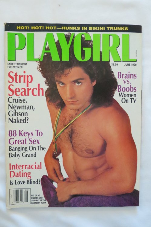 PLAYGIRL MAGAZINE JUNE 1990; Strip Search--Cruise, Newman; Peter Barton: He's YOUNG and but Not RESTLESS and He's Good-Looking Doctor from the Young and the Restless and in Excellent Shape