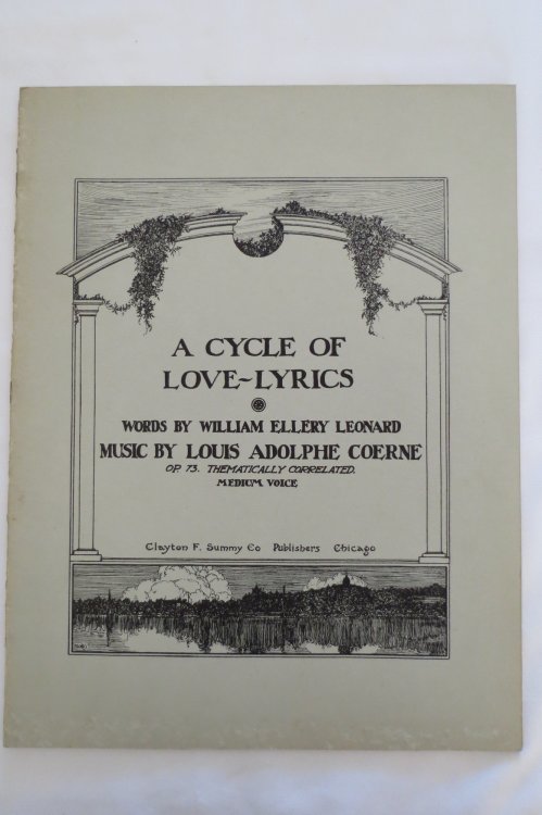 Image for A CYCLE OF LOVE-LYRICS - I. I NEED YOU SO, II. YOU WILL UNDERSTAND, III. I HAVE YOUR WORD, IV. CRONES OF THE VALLEY, V. WINDOW AND HEARTH (Sheet Music) A CYCLE OF LOVE-LYRICS - I. I NEED YOU SO, II. YOU WILL UNDERSTAND, III. I HAVE YOUR WORD, IV. CRONES OF THE VALLEY, V. WINDOW AND HEARTH (Sheet Music)