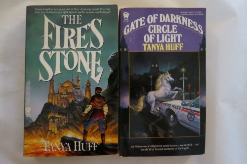 THE FIRE'S STONE; GATE OF DARKNESS, CIRCLE OF LIGHT (2 BOOK SET) ; (Signed by Author)