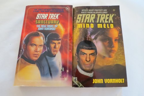 STAR TREK - MIND MELD; SANCTUARY (2 BOOKS) ; (Signed by Author)