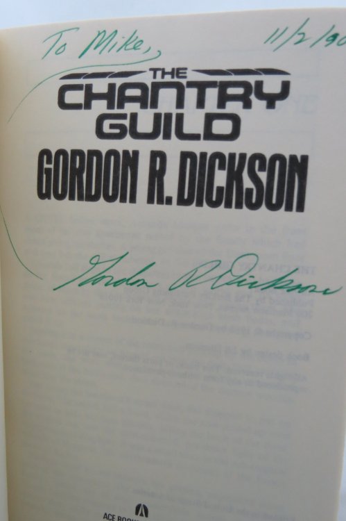 THE CHANTRY GUILD; (DJ is protected by a clear, acid-free mylar cover) (Signed by Author)