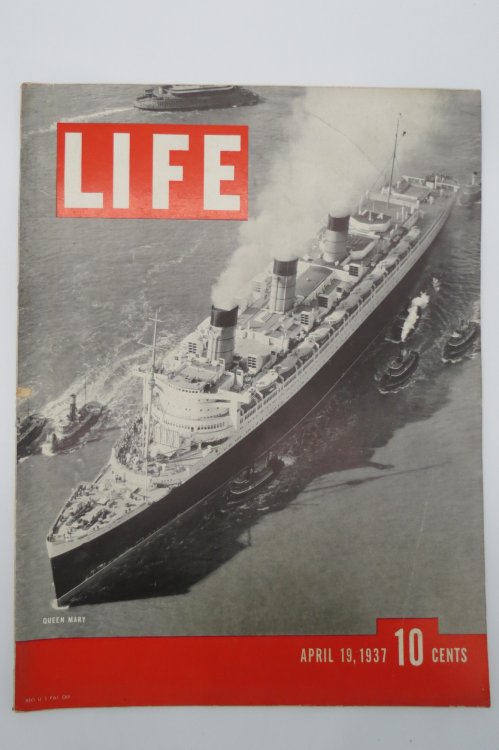 Image for LIFE MAGAZINE, APRIL 19, 1937 (QUEEN MARY SHIP) LIFE MAGAZINE, APRIL 19, 1937 (QUEEN MARY SHIP)