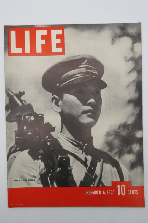 Image for LIFE MAGAZINE, DECEMBER 6, 1937 (FATALIST WITH MACHINE GUN) LIFE MAGAZINE, DECEMBER 6, 1937 (FATALIST WITH MACHINE GUN)