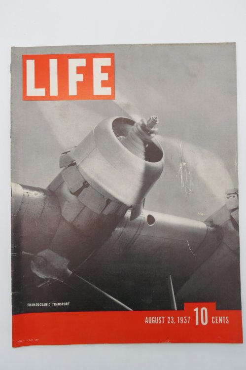 Image for LIFE MAGAZINE, AUGUST 23, 1937 (TRANSOCEANIC TRANSPORT) LIFE MAGAZINE, AUGUST 23, 1937 (TRANSOCEANIC TRANSPORT)