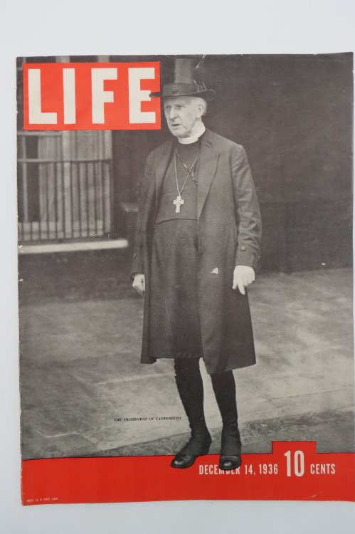 Image for LIFE MAGAZINE, DECEMBER 14, 1936 (THE ARCHBISHOP OF CANTERBURY) LIFE MAGAZINE, DECEMBER 14, 1936 (THE ARCHBISHOP OF CANTERBURY)