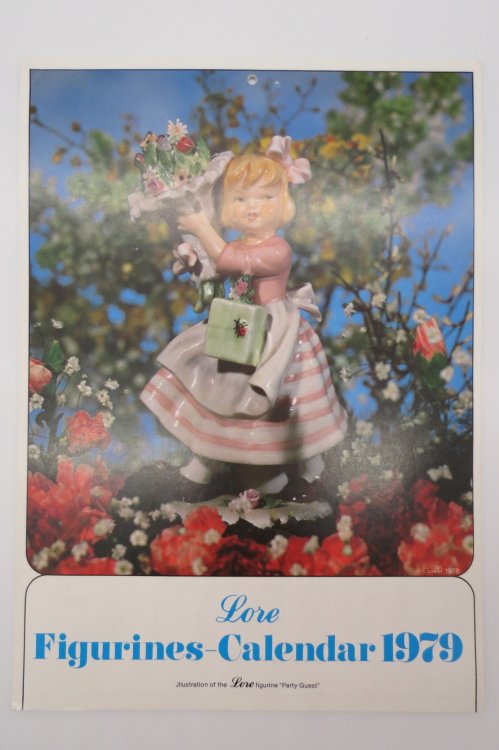 1979 LORE FIGURINES CALENDAR