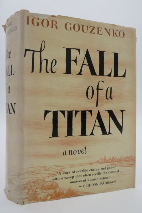 THE FALL OF A TITAN; (DJ Protected by a Brand New, Clear, Acid-Free Mylar Cover)