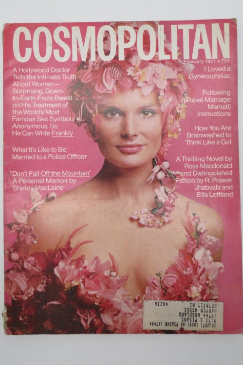 COSMOPOLITAN MAGAZINE, FEBRUARY 1971 (TONI CLAYTON COVER)