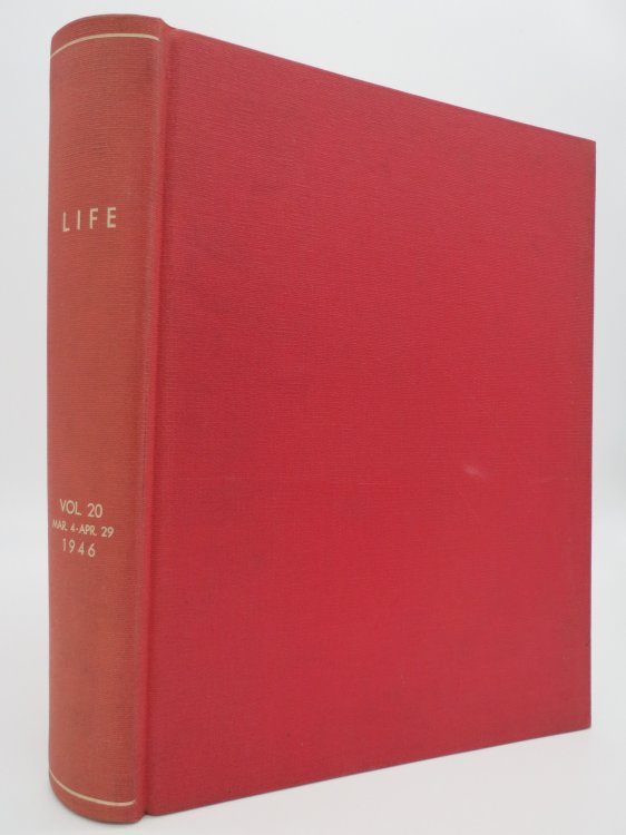 LIFE MAGAZINE - MARCH 4, 1946 - APRIL 29, 1946 (APRIL 1, 1946, CARDINALS PITCHER) ; 9 Issues Bound in One