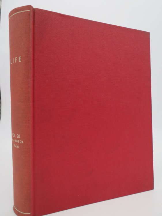 LIFE MAGAZINE - MAY 6, 1946, TO JUNE 24, 1946 (MAY 27, 1946, LIQUOR, ALCOHOLICS ANONYMOUS; MAY 6, 1946, MARGARET LEIGHTON; ) ; 9 Issues Bound in One