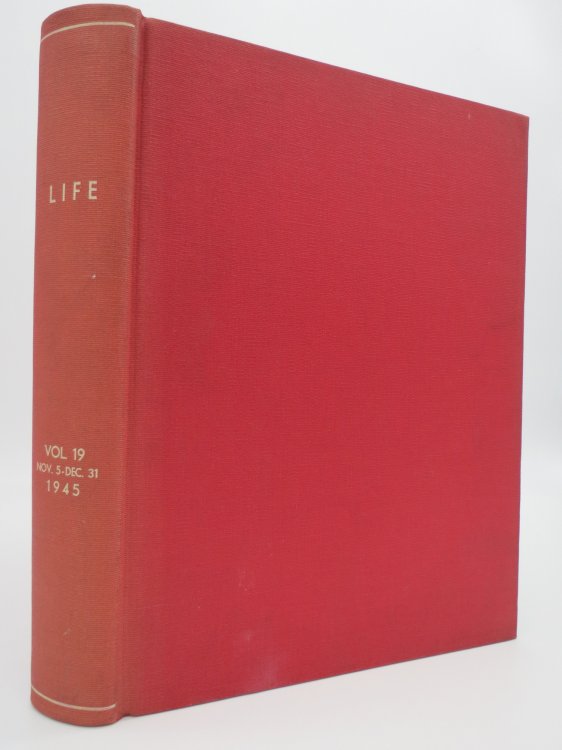 LIFE MAGAZINE - NOVEMBER 5, 1945 - DECEMBER 31, 1945 (NOVEMBER 12, 1945, INGRID BERGMAN) ; 9 Issues Bound in One