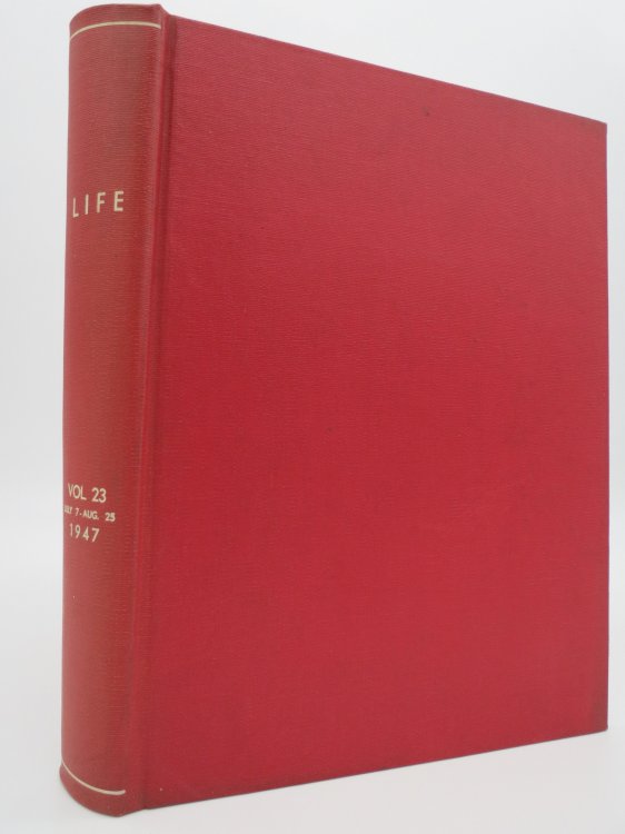LIFE MAGAZINE - JULY 7, 1947 - AUGUST 25, 1947 (JULY 14, 1947, ELIZABETH TAYLOR; JULY 28, 1947, PRINCESS ELIZABETH) ; 9 Issues Bound in One